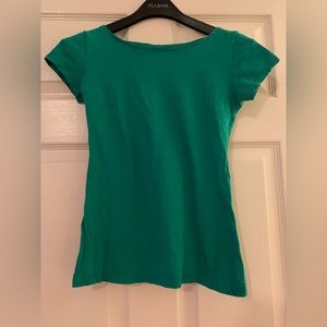 Tshirt short sleeves green size XS